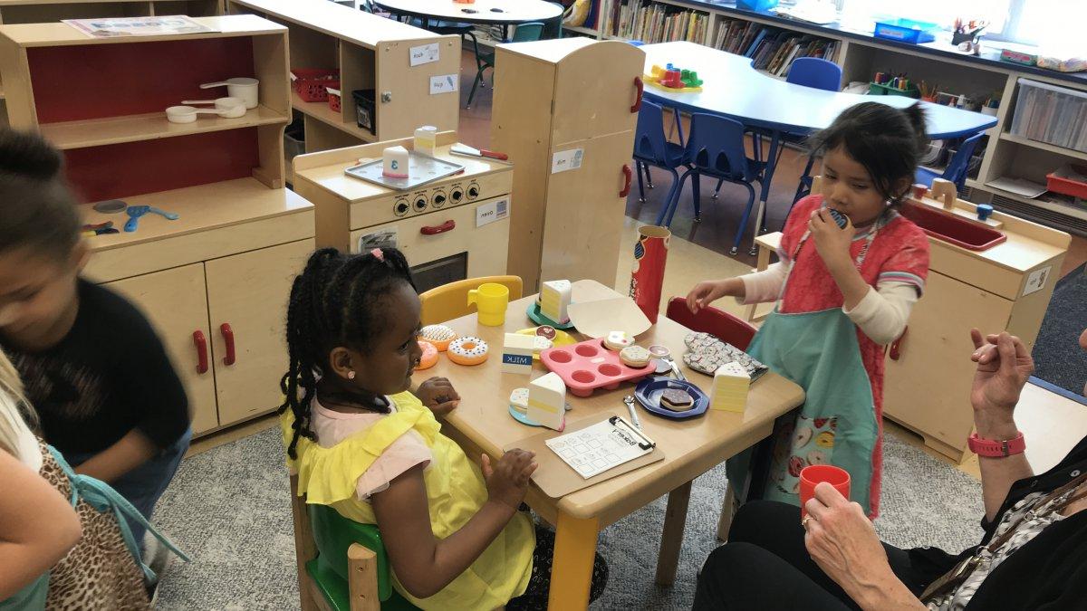 Photo of Early Childhood Family Education students